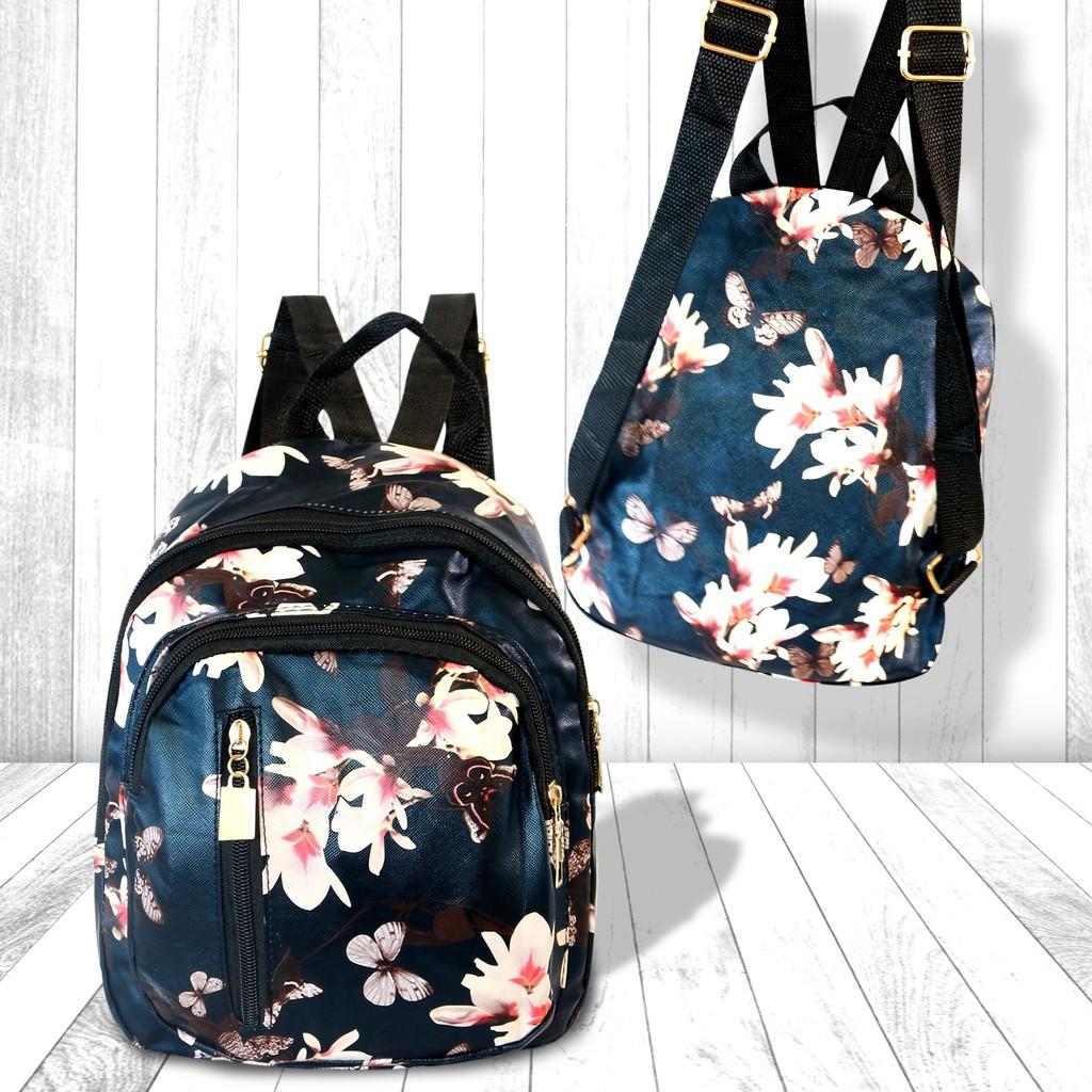 girly canvas backpack