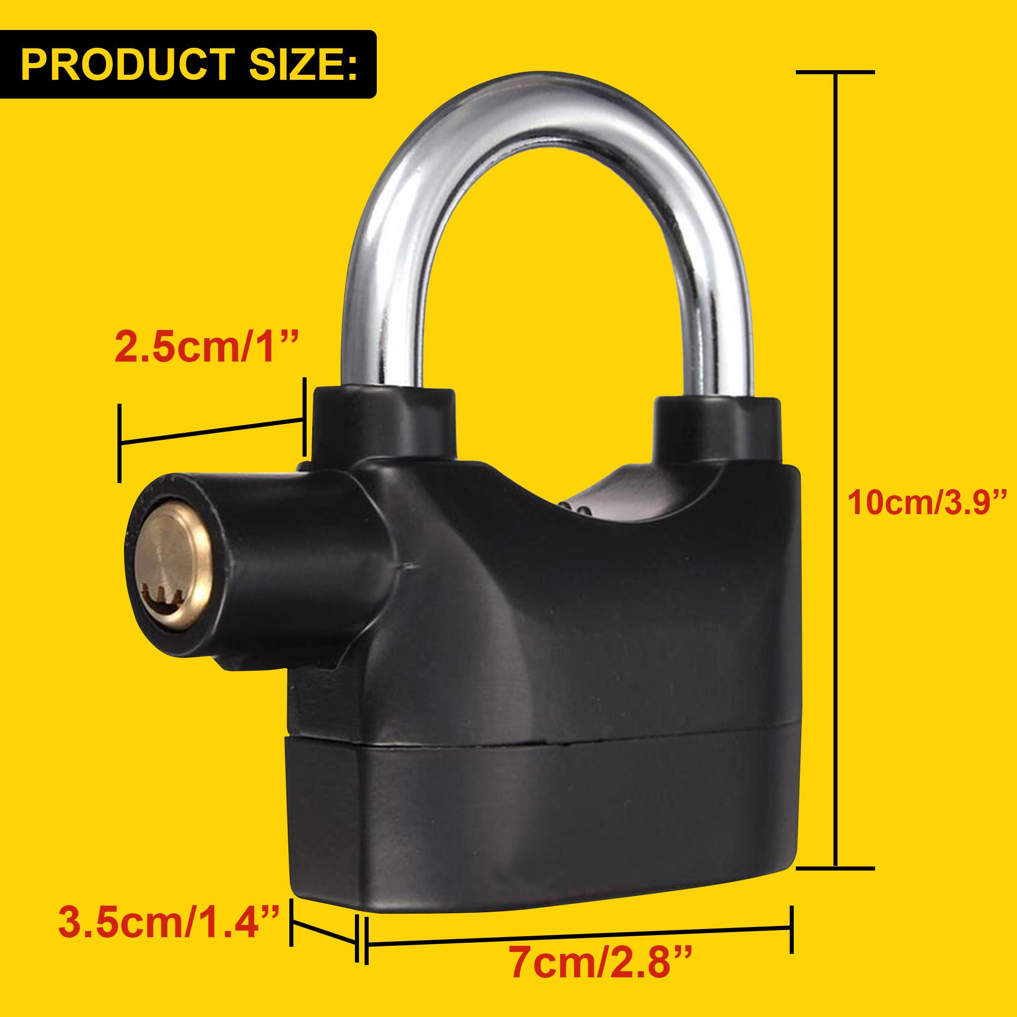 Alarm Lock Anti Theft Security System Padlock Lazada Ph