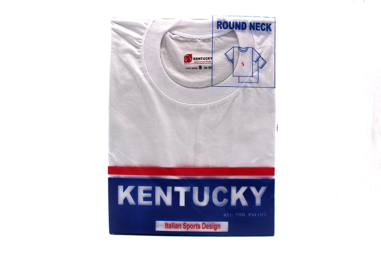 Kentucky T-shirt Round Neck White