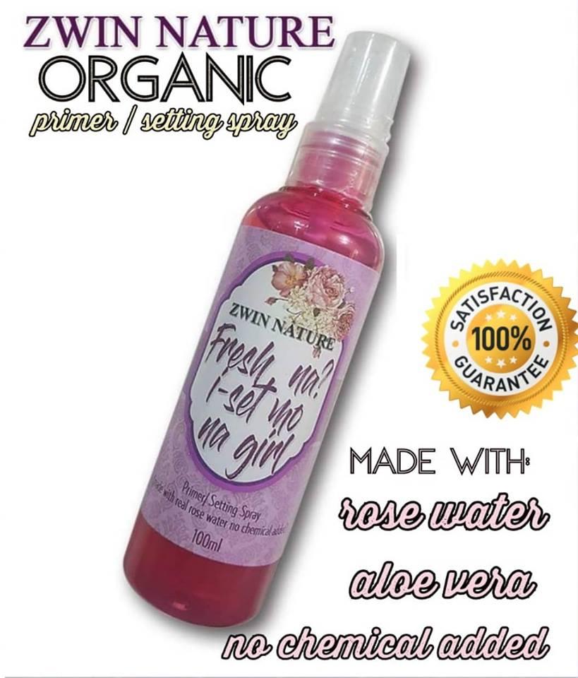 LeilanieShi Zwin Organic Primer Setting Spray Philippines