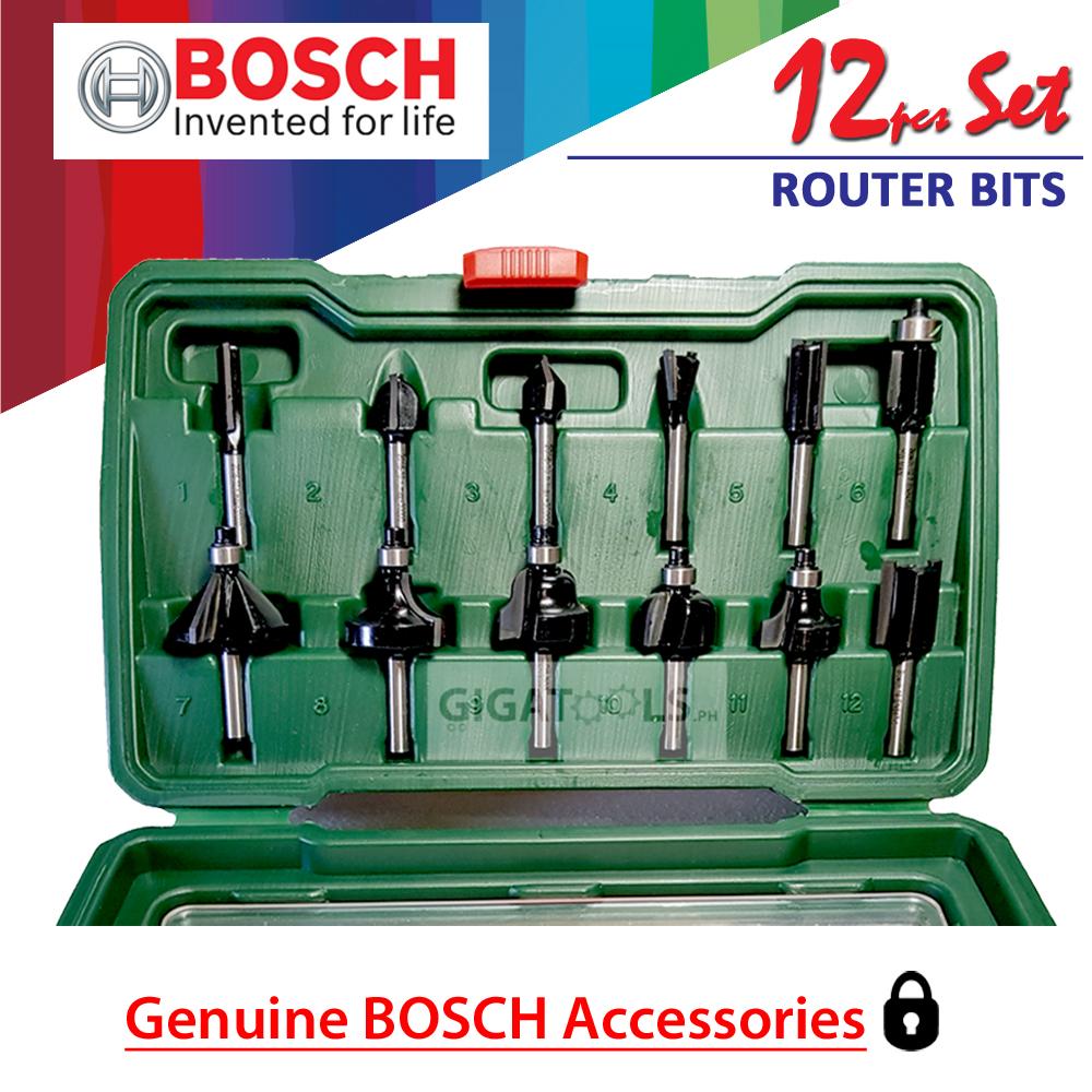 Bosch Router Bit Set 6 Pieces 1 4 Shank 2607019462 Rtrbt