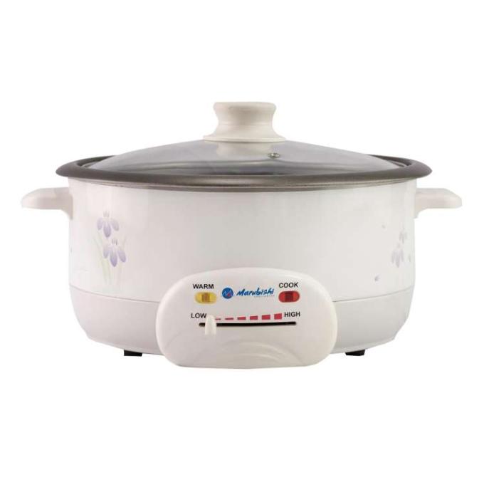 Marubishi Electric Multi Cooker 3l Aluminum Inner Pot Tempered Glass Mrc 915 By Good Finds And Best Finds