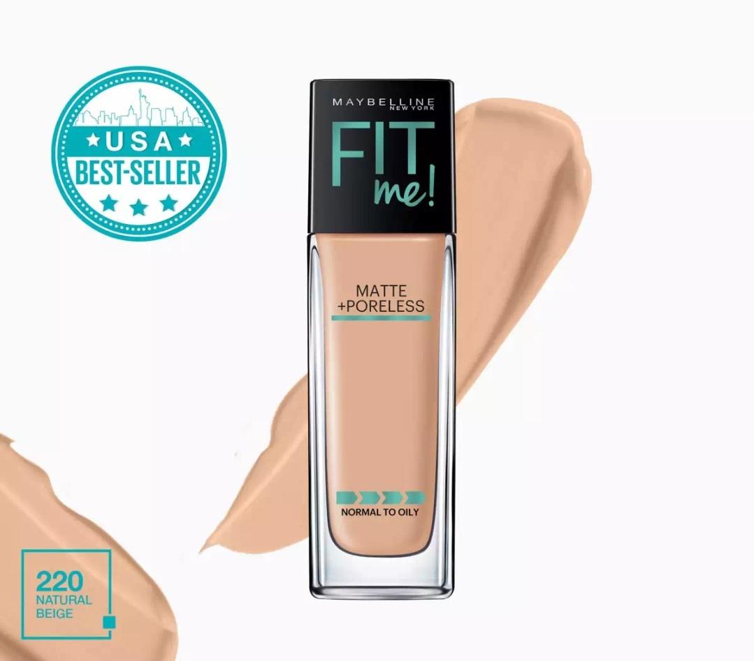 FIT ME + PORELESS LIQUID FOUNDATION - 220 NATURAL BEIGE Philippines