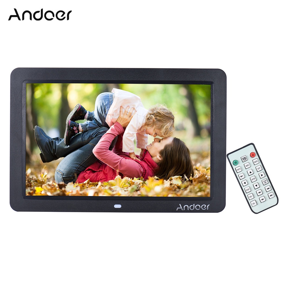 Andoer 12 Wide Screen Hd Led Digital Picture Frame Al Led Digital Picture Frame