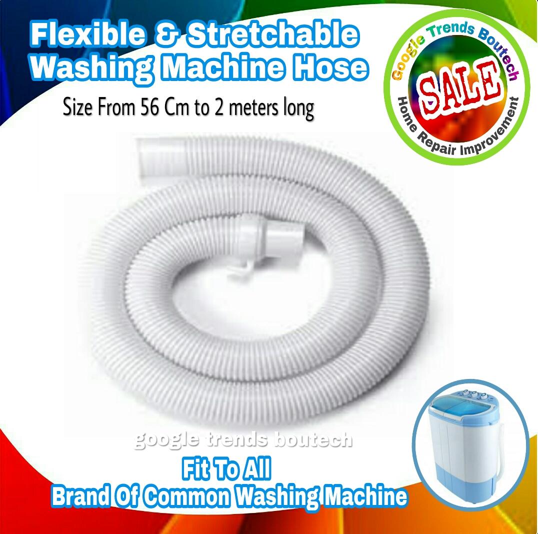 Graacia Washing Machine Stretchable & Flexible Hose from 56 cm to 2meters long 