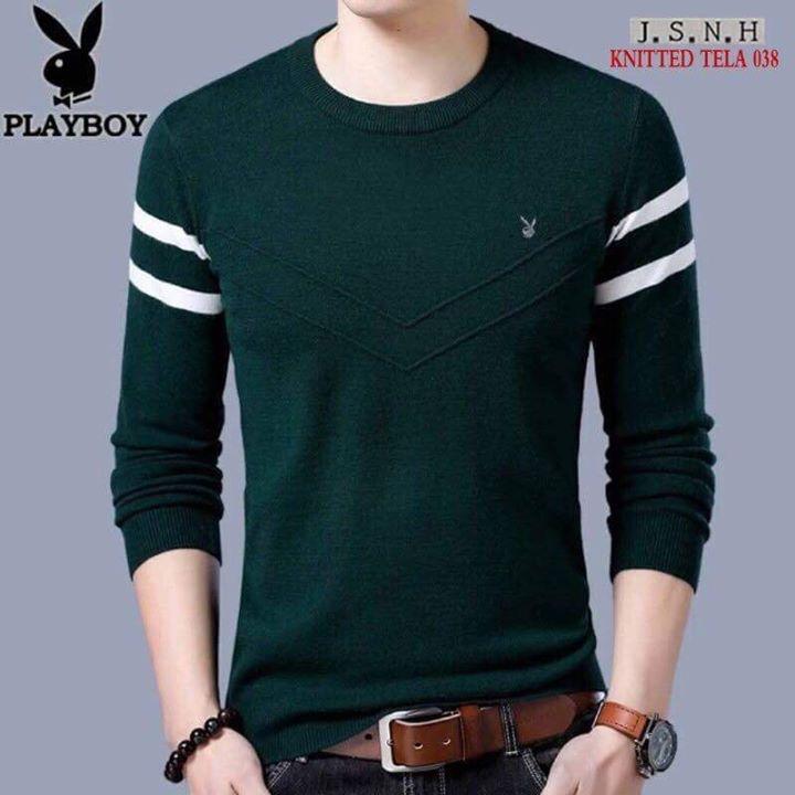 T Shirt Clothing For Men Mens Online Jsnh 038 Knitted Longsleeve