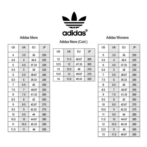 adidas men's socks size chart