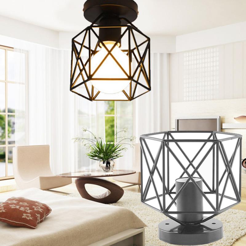 Lampshade For Lampshades S Brands Review In Philippines Arctic Land Lampshade Iron Cage Pendant Lamp Ceiling Light Cover Lighting Accessory Black Intl