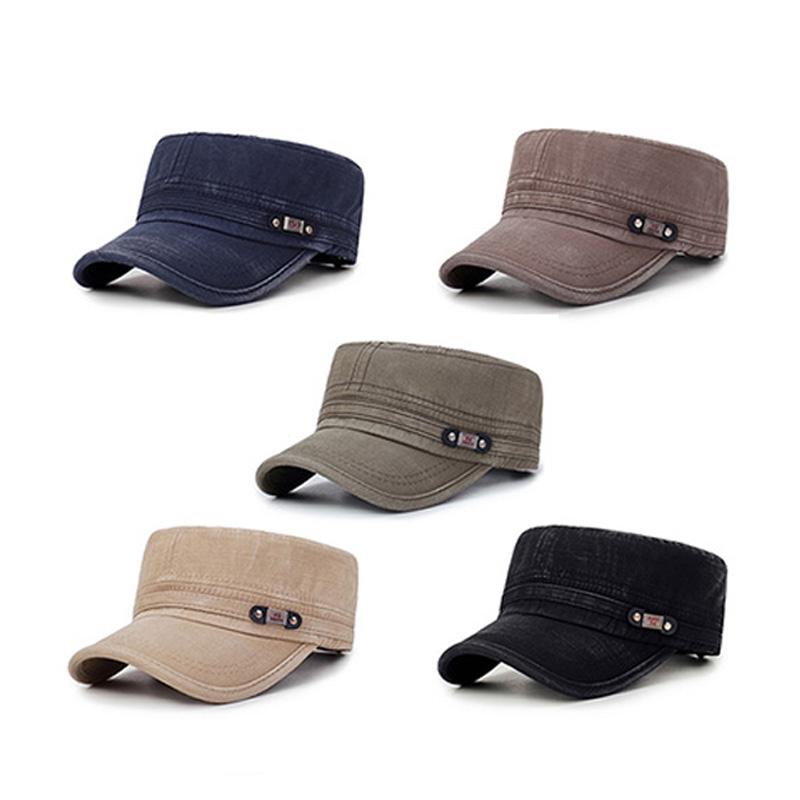 mens flat top caps