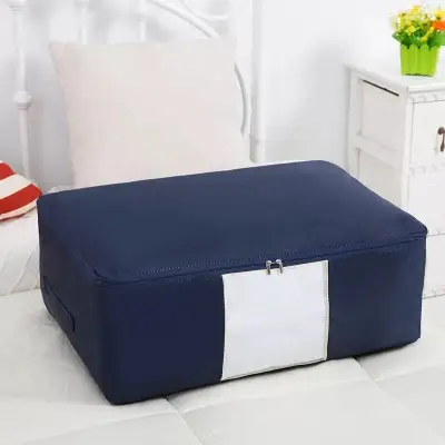 Under Bed Storage Bag Container Clothes Organizer Foldable (Random color)