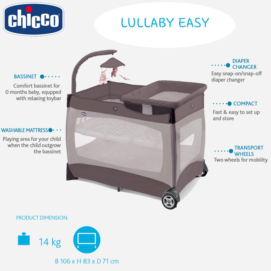 chicco lullaby easy travel cot