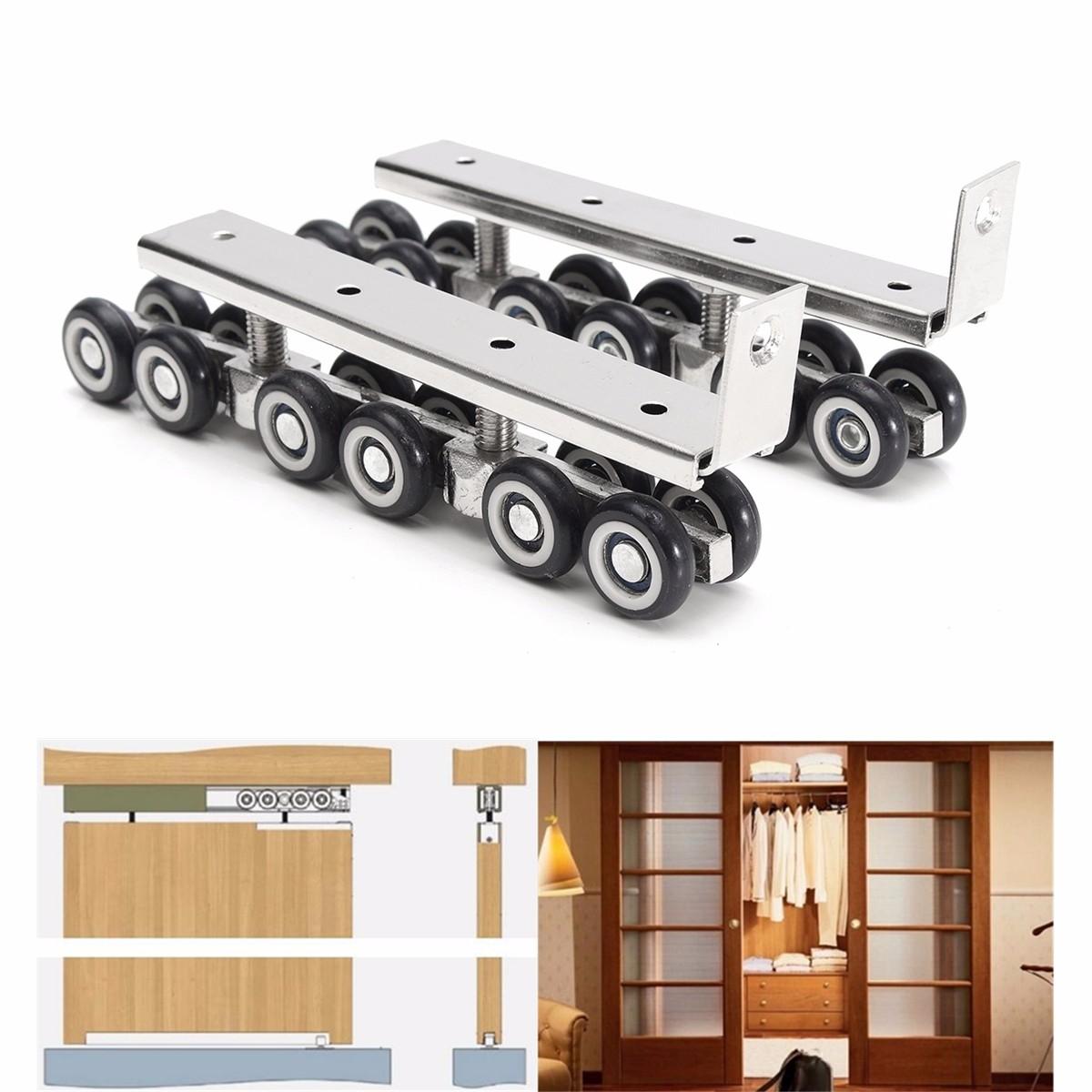 Flash Deal Sliding Wooden Cabinet Door Closet Hardware Kit 12