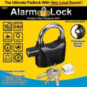 Lanfy# Alarm Lock Anti Theft Security System Padlock