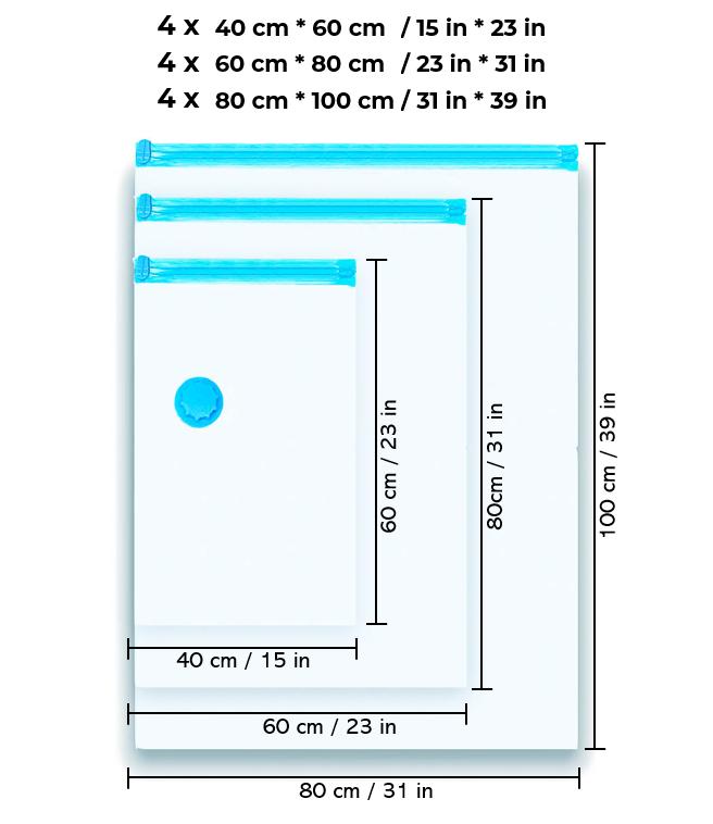 Compression Bag For Sack Online Brands Prices 12 X Premium Vacuum Storage Bags Compression Travel Work With Any Cleaner
