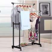 Adjustable Portable Clothes Rack by 
