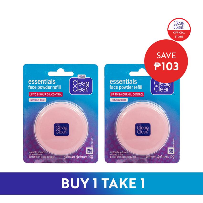 Buy 1 Get 1 CLEAN & CLEAR® Essentials Face Powder Refill 10g (Beige) Philippines
