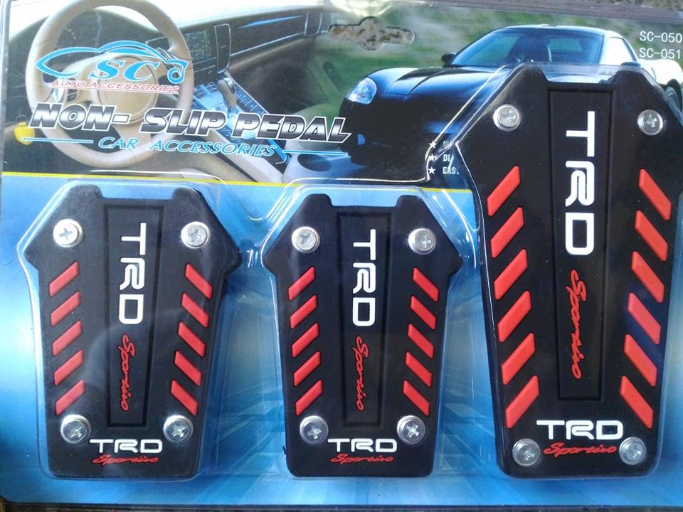 Car Pedals For Automotive Online Brands Prices Car Pedal Pads For Toyota Trd Logo Manual Transmission Black Red