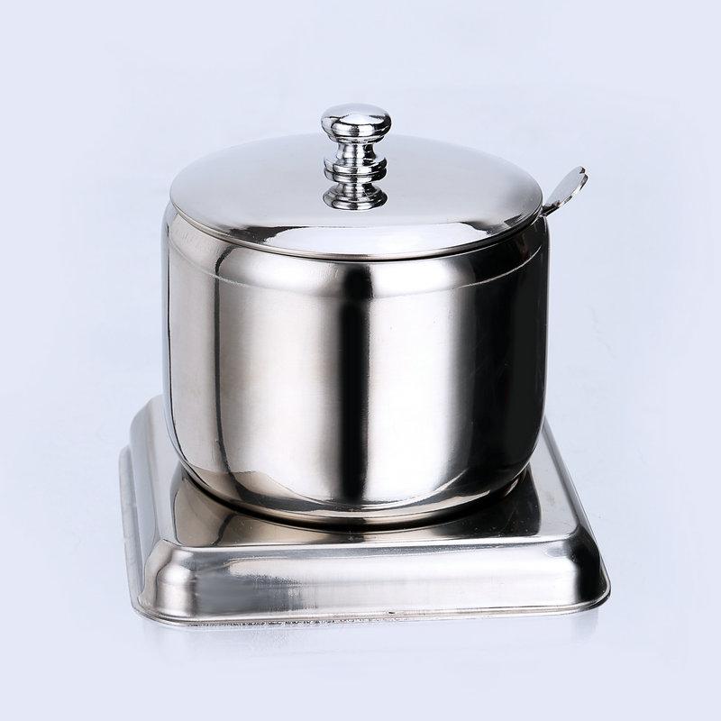Promoting 304 Stainless Steel Seasoning Containers Multi-Purpose Kitchen Seasoning Box Salt Jiang Cu Guan 304 Stainless Steel Safe Health By Taobao Collection