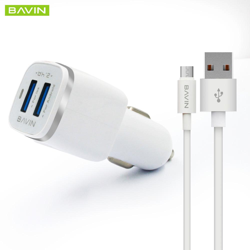 Car Charger Usb For Phone Prices Brands Specs Bavin 2 4a Car Charger Dual Usb Port W Cable For Android