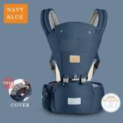 Hooded Baby Carrier with Hip Seat - Breathable & Multifunctional