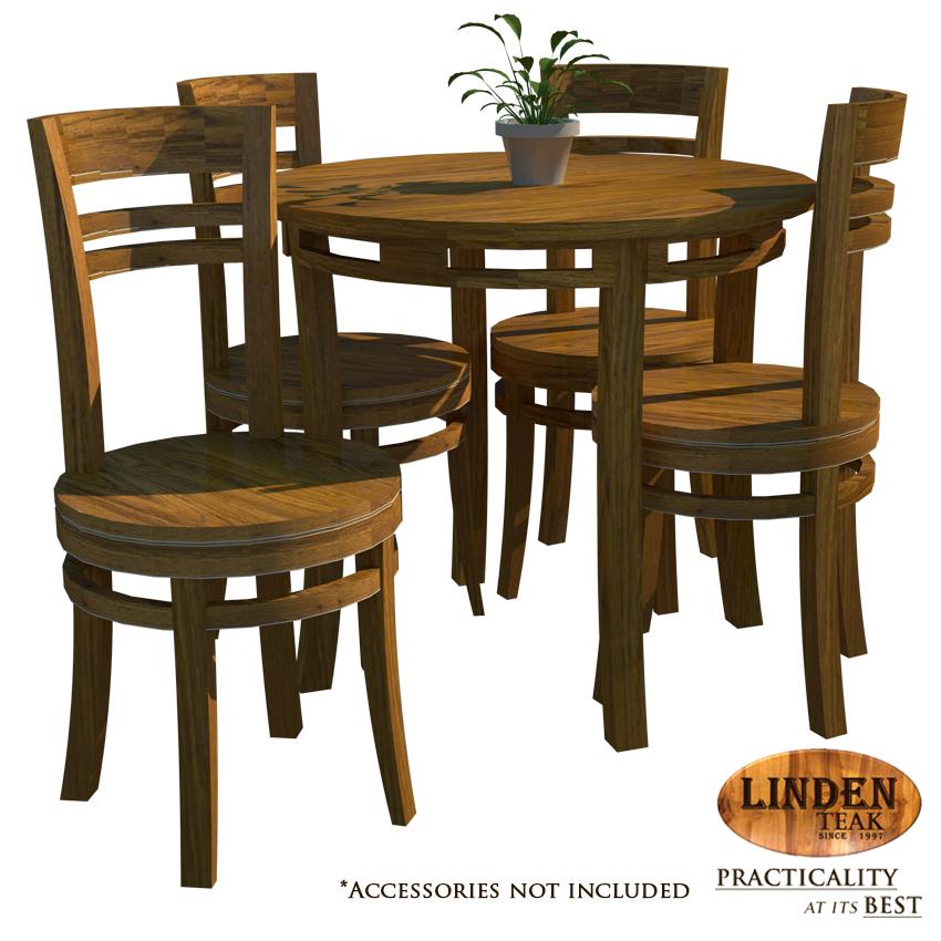 Linden Teak Handcrafted Solid Wood Chantik Dining Room Set Furniture Gold TeakSeries Indoor Design Linden Teak Handcrafted Solid Wood Chantik Dining Room Set Furniture Gold TeakSeries Indoor Design