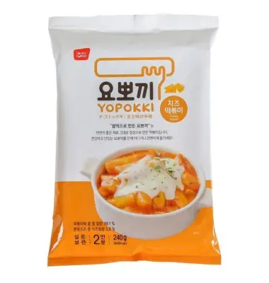 Korea Yopokki soft cheese and chewy Topokki Rice Cake 120g