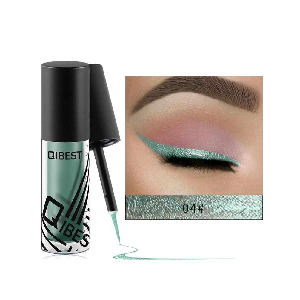 Qibest Makeup Glitter Eyeliner Liquid Waterproof Shiny Eye Liner Fashion Brightening Eyeliner Matte Cosmetics Qibest Makeup Glitter Eyeliner Liquid Waterproof Shiny Eye Liner Fashion Brightening Eyeliner Matte Cosmetics