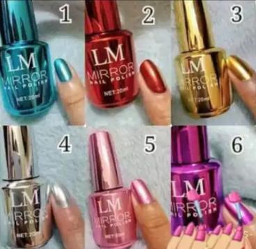 LM Mirror Nail Polish Set of 6pcs (1,2,3,4,5,6) Philippines