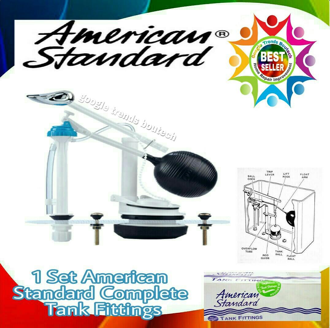 1Set American Standard Tank Fitting Genuine Parts Fits Most Toilet Tanks.Ideal For Saniwares And American Standard Tanks made of High grade Material