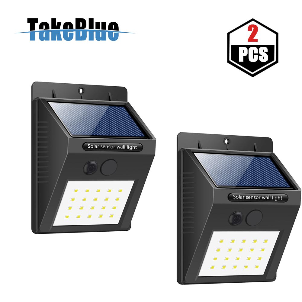 Outdoor Lighting For Lights S Brands Review Takeblue 20 Led Solar Lights Outdoor Waterproof Powered Motion Light Wireless Security Outside