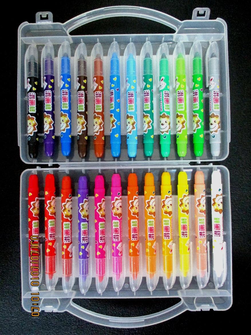 Dominic 24pcs Silky Crayon Rich And Vibrant Colors