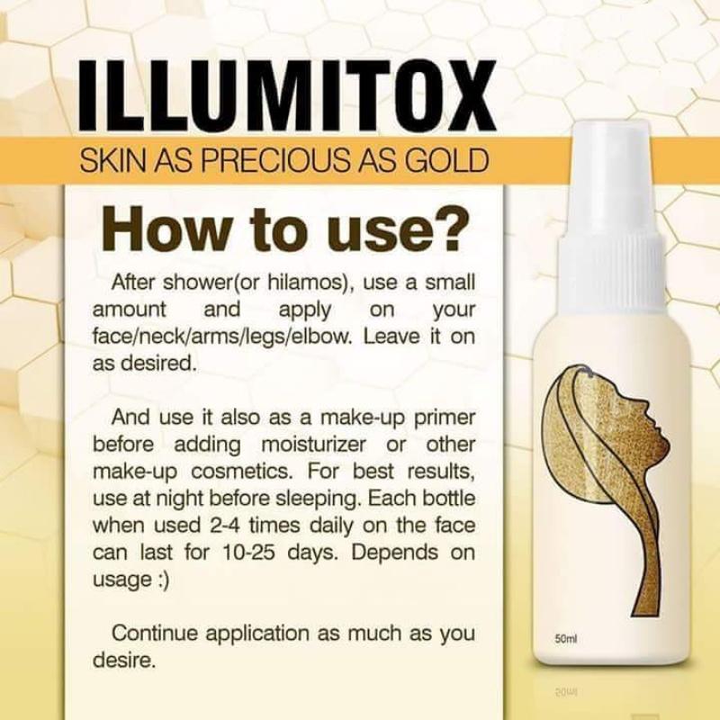 ORIGINAL ILLUMITOX GOLD Now @60ml Super Sale! Philippines
