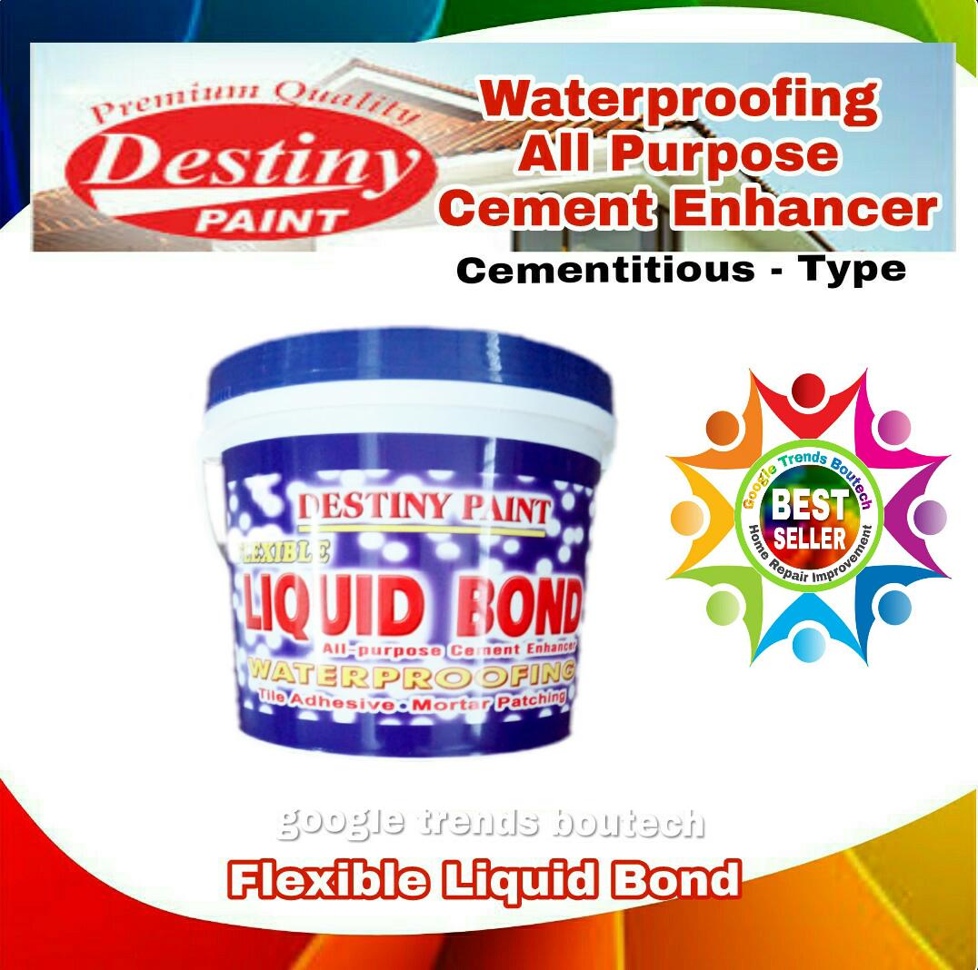 1 Gallon Flexible Liquid Bond All Purpose Cement Enhancer Waterproofing Tile Adhesive Mortar Patching