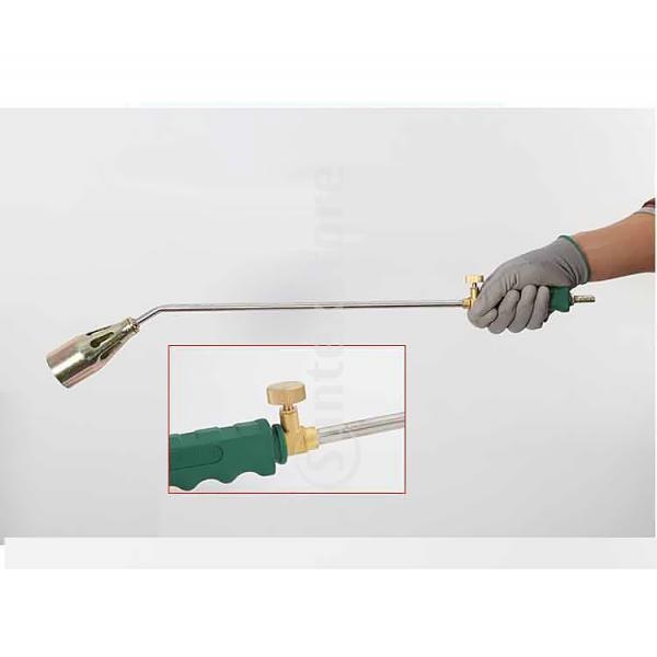 30mm 2-Switch Blowtorch Gas Blow Welding Torch Threaded Nozzle 1.2m Tube Gun