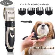 EsoGoal Rechargeable Dog Clippers: Quiet, Cordless Grooming Kit for Pets