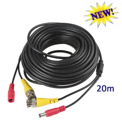 Security system 20m Video Power Cable CCTV Camera Extension Wire DVR
