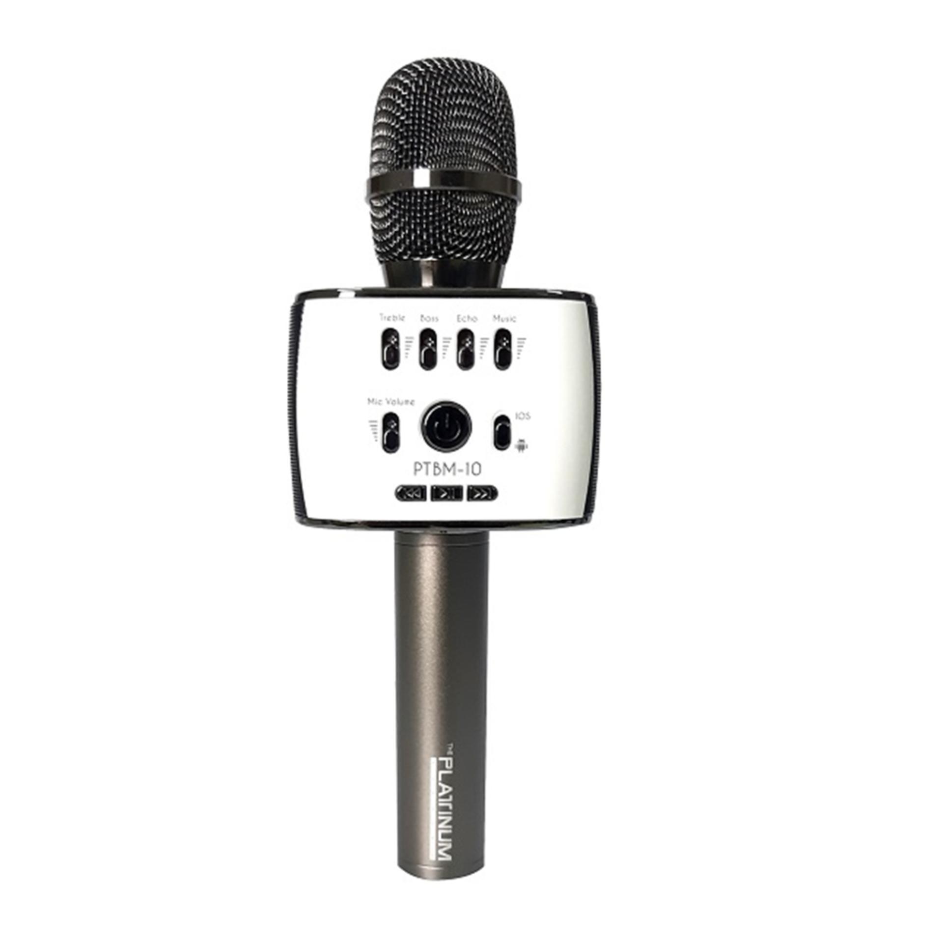 Platinum Philippines Platinum price list Karaoke Player for sale The Platinum PTBM 10 Bluetooth Microphone Gray