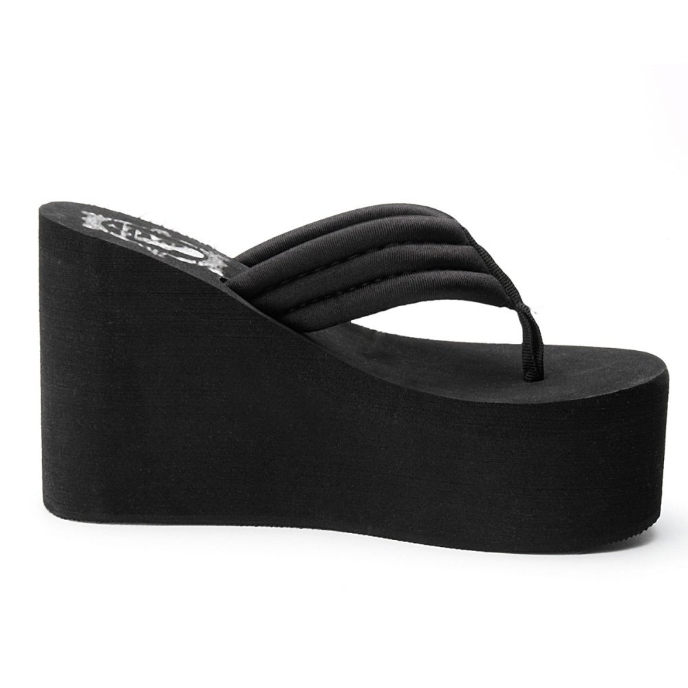 flip flop slippers with heels