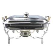 LuckyHome Stainless Steel Chafing Dish with Alcohol Holder
