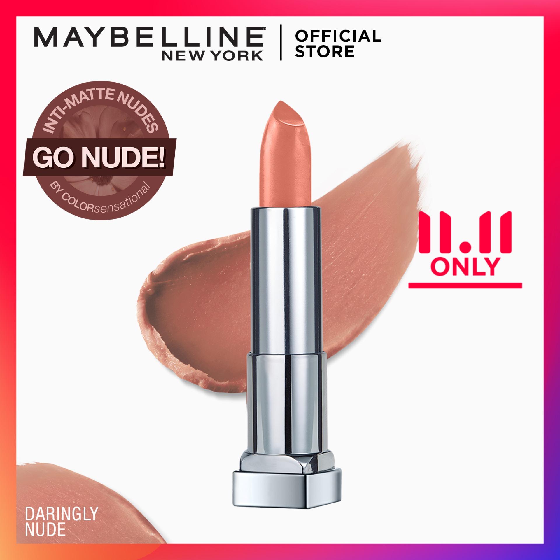 Maybelline Color Sensational Creamy Matte Lipstick (Daringly Nude)