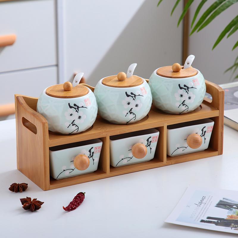 Household Ceramic Seasoning Pot Seasoning Containers By Taobao Collection