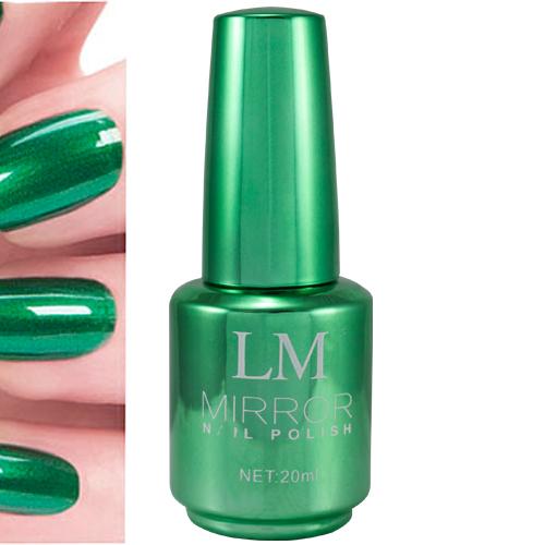 LM Mirror Nail Polish #09 (Green) Make up, Nail Art Philippines