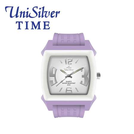 UniSilver TIME Kandy Krushhh Lavender Rubber Watch