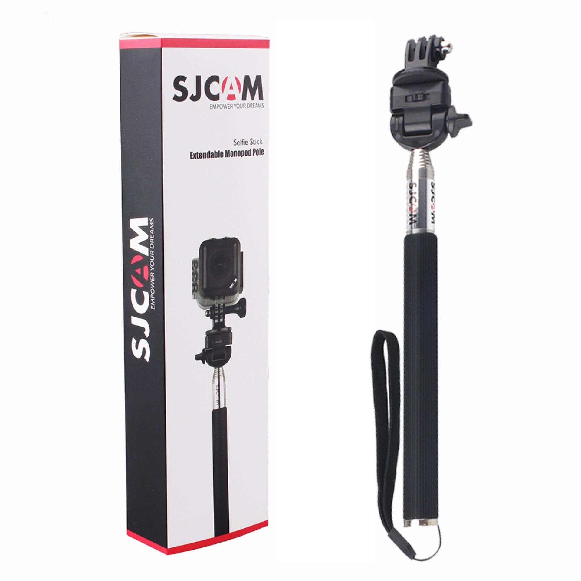 Sjcam Extendable Monopod Selfie Stick For Sjcam & Other Action Cameras (black/silver) By Sjcam. 