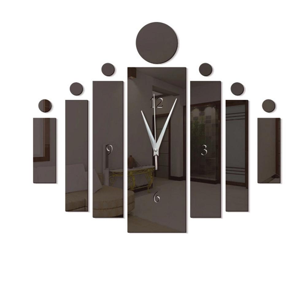 Wall Stickers For Decals S Brands Review In Lb Elegant Acrylic Mirror Surface Noiseless Clock Wall Sticker Set Diy Art Mural Home Decoration