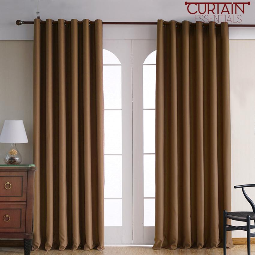 Curtain Essentials Philippines List Curtain Essentials 2019 Plain Grommet Blackout Brocade Jacquard Single Panel 1pc