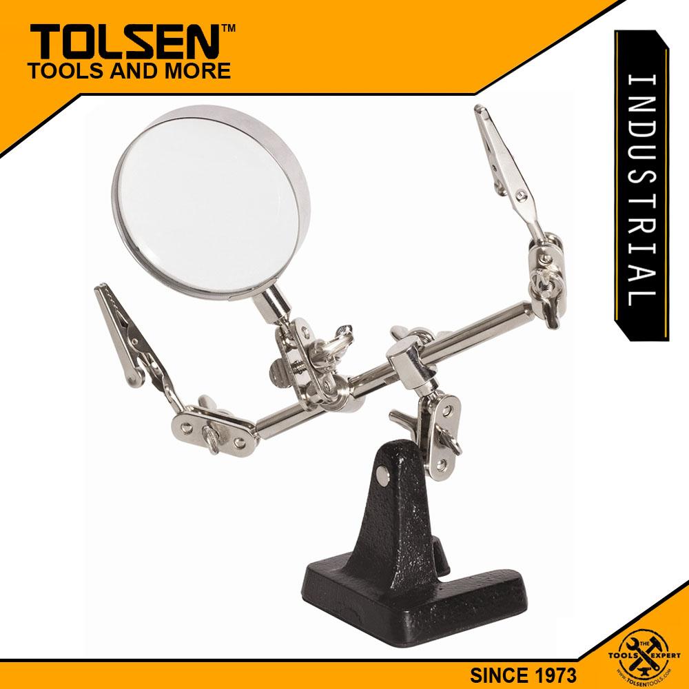 Tolsen 2pcs Stainless Telescopic Magnetic Tool Set w/ LED Lights MIrror  (5lbs) 66005