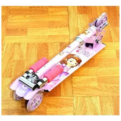 Quality Ride-On Push Scooter for Kids with Laser Wheel (Pink)