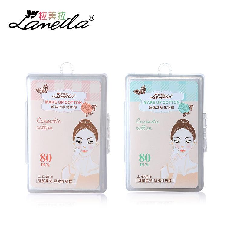 Lameila 80pcs Cosmetic Lint Free Cotton Square Pads B0169 Philippines
