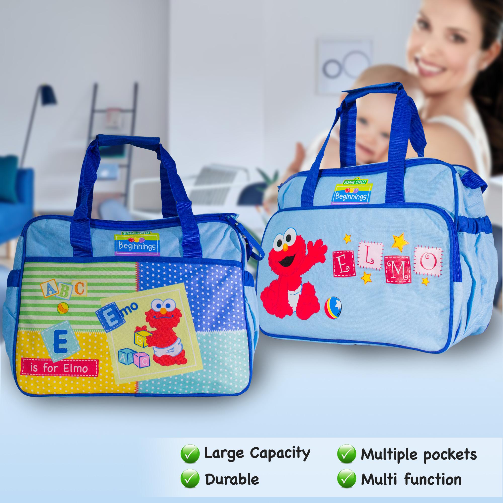 Sesame Street Beginnings Baby Elmo Diaper Bag Large